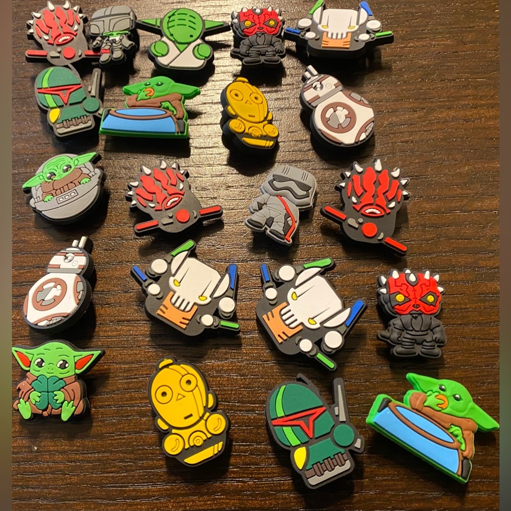 Star Wars croc charms